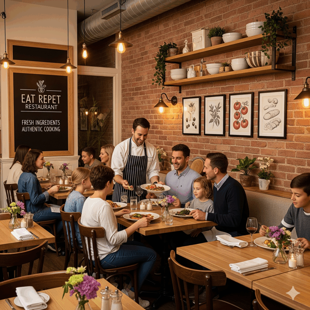 " People enjoy the food in a late-night restaurant in Hyderabad. "
