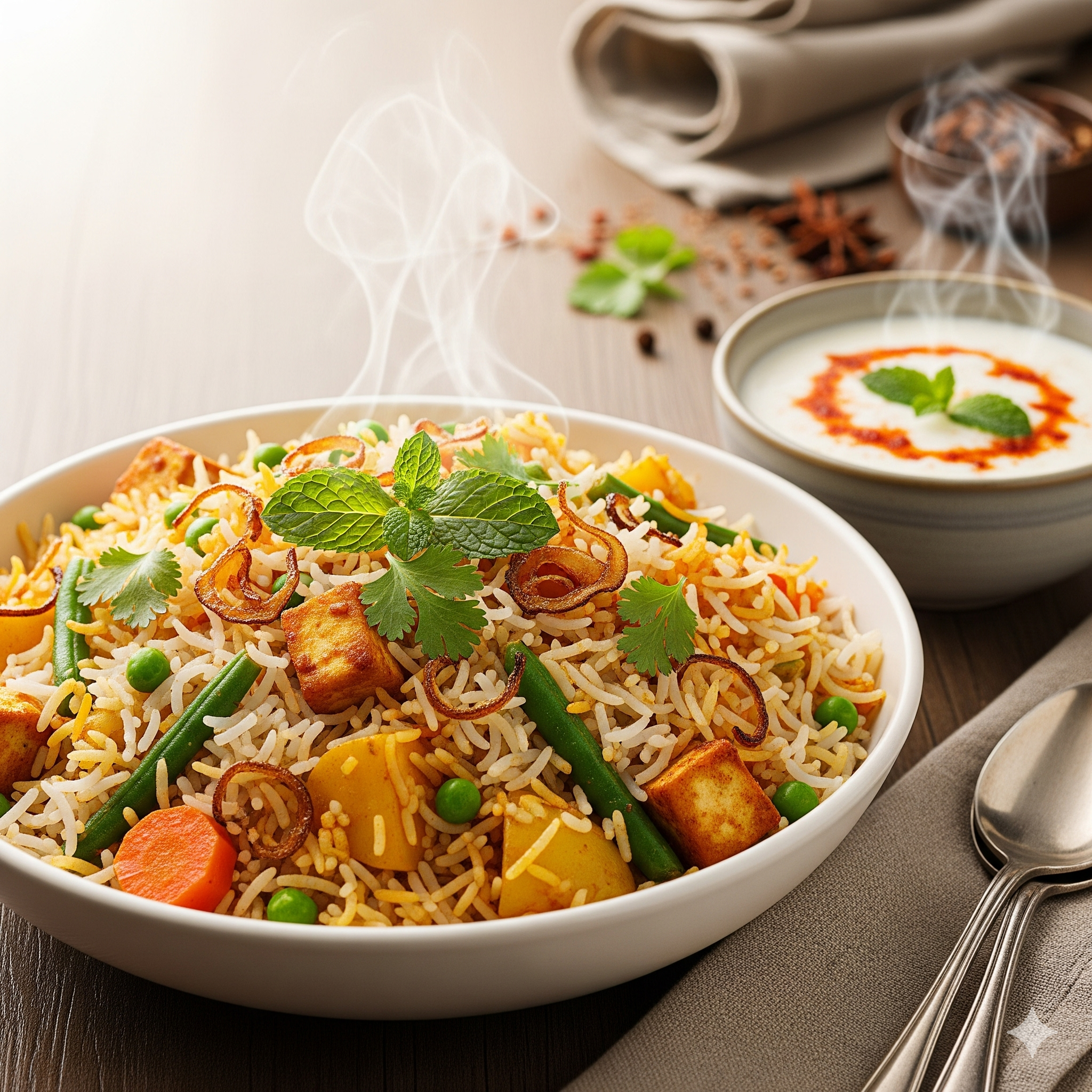 Veg Biryani - Authentic Indian Vegetarian Rice Dish